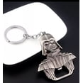 thumbnail image 3 of Abrebotellas de Darth Vader como llavero, negro brillante, construcción robusta, 55 mm x 60 mm, para el bar en casa y mientras viaja: regalo divertido para los fanáticos de Star Wars Rojo Verde Cocina, Decoración y Otros, 3 of 5