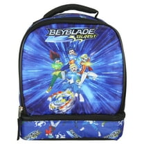 Beyblade Burst Spinner Top Anime Characters Insulated Dual Compartment Lunch Bag