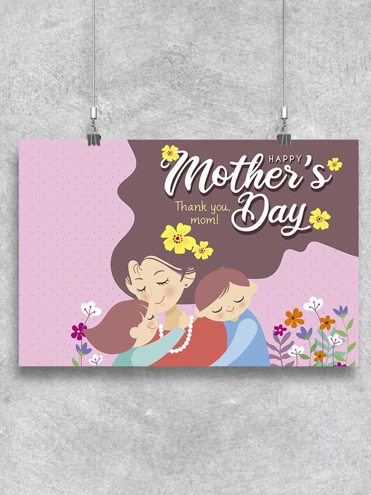 Mother S Day Thank You Mom Poster Image By Shutterstock Walmart Com Walmart Com