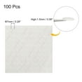 thumbnail image 2 of Uxcell 100Pack Cabinet Door Bumpers Small Self-Adhesive Clear Rubber Feet 7x1.5mm, 2 of 4