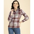 thumbnail image 5 of Moomaya Long Sleeves Spread Collar Shirt Printed Shirt - Women's Stylish Shirt, 5 of 9