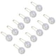 thumbnail image 4 of 12 Piezas Llavero de Pickleball Zulema Metal Amarillo, 4 of 5