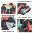 BZSMCE Short-Sleeve Button-Down Shirt Summer Small Starfish Pattern For ...