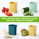 thumbnail image 2 of GOOHOCHY Juego de 3 rebanadores multifuncionales para frutas y verduras, cortadores rápidos de frutas y verduras con cepillo, 2 of 7