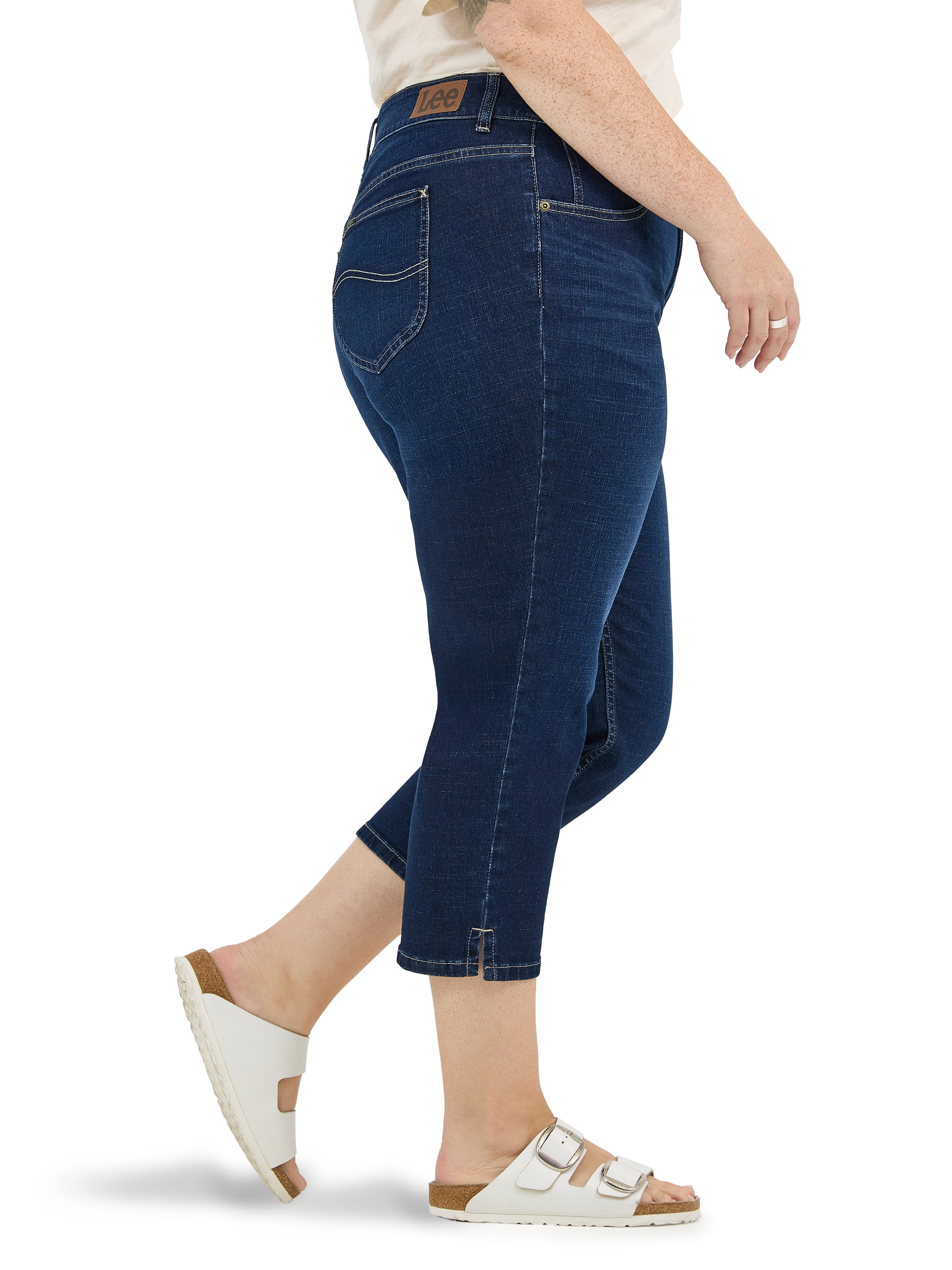 Lee Women's Plus Midrise Capri - Walmart.com