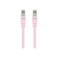 thumbnail image 4 of Belkin - Patch cable - RJ-45 (M) to RJ-45 (M) - 6 in - 0.2 in - UTP - CAT 6 - molded, snagless, stranded - pink, 4 of 6
