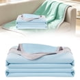 thumbnail image 2 of CoreLiving Summer Blanket for Hot Sleepers, Double Sided Cold Effect Lightweight Throw Blanket, Breathable Mellow Blanket, Heat Transfer Cooling, 40"x 60", 1 Pack, 2 of 10
