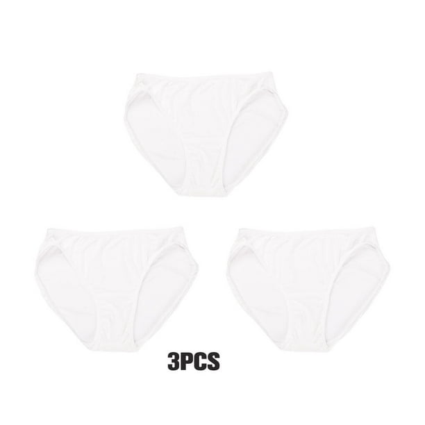 Langgg 3 Pieces Wome Mulberry Silk Panties Briefs Underwear