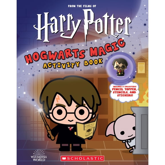 Pre-Owned Harry Potter: Hogwarts Magic! Book with Pencil Topper (Paperback) 1338717510 9781338717518