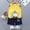Yellow1, variant on HUAXUN Toddler Boys Clothes Summer Short Set Outfit Summer Clothing Sets Crew Neck Sweatshirt Pants 2pcs Little Boy Tops and Trousers Set Boys Comfortable Playwear Daily Wear