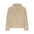 thumbnail image 5 of Hvyesh Women's Fleece Jackets Full Zip High Collar Coats Soft Fuzzy Cropped Coat Long Sleeve Casual Outdoor Jacket, 5 of 7