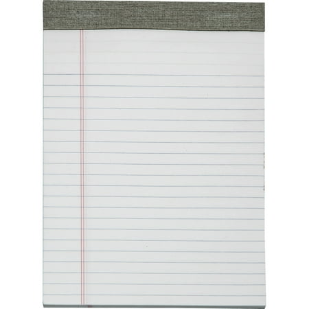 UPC: 0071503760326 | NSN4471355 5 x 8 in. 1 Dozen Perforated Legal Ruled Pad White – 50 Sheets