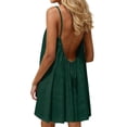 thumbnail image 2 of Horkkom Summer Dresses for Women Mini Sleeveless Backless Dresses Outdoor Beach Vacation Sundresses, S-3XL, 2 of 7