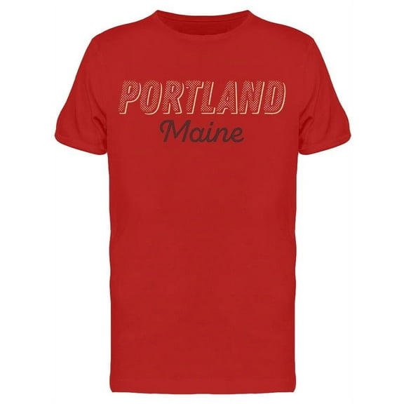 Portland Maine T-Shirt Men -Image by Shutterstock, Male x-Large