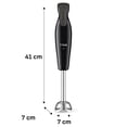 thumbnail image 2 of Batidora de Inmersión T-fal Daily Chef 300 W Negro con 2 velocidades Vaso de 800 ml Batidor y Picador de 500 ml HB5538X0, 2 of 8