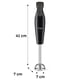 thumbnail image 2 of Batidora de Inmersión T-fal Daily Chef 300 W Negro con 2 velocidades Vaso de 800 ml Batidor y Picador de 500 ml HB5538X0, 2 of 8