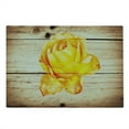 thumbnail image 2 of Rustic Cutting Board, Rose Flower with Petals Beauty Romantic Work of Art Composition Foliage Image, Decorative Tempered Glass Cutting and Serving Board, Large Size, Orange Yellow, by Ambesonne, 2 of 5