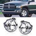 thumbnail image 2 of PIT66 Fog Lights Clear Lens Halogen Fit for 2001-2003 Dakota R/T/2002,2004 Dakota SXT/2001-2004 Dakota/2001 Durango Base/2003 Durango SXT/2001-2003 Durango, 2 of 7
