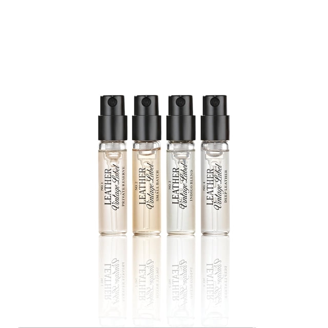 Set de perfume Tru Western Leather Vintage Label, 4 unidades, para hombre