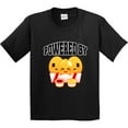 thumbnail image 3 of Inktastic Powered by Chicken Nuggets Youth T-Shirt, 3 of 5
