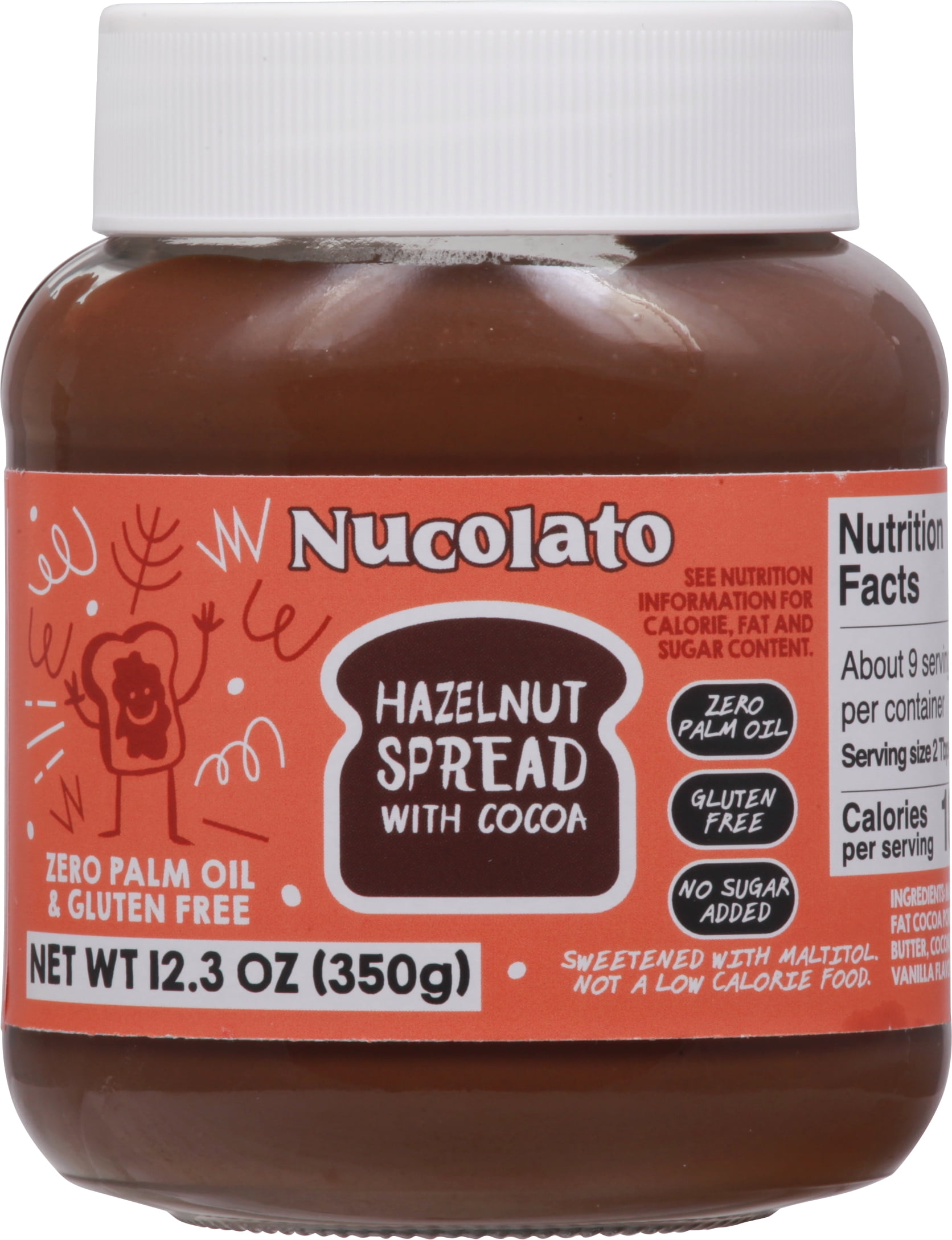 NUCOLATO | Hazelnut Spread | 12.3 Oz - 350 G | Keto Friendly - No Sugar ...