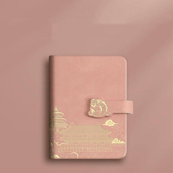 New A7 Mini Notebook Portable Pocket Book Memo Diary Planner Agenda Notepad PU Leather Cover Button Notebooks Office Student School Stationery