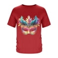 thumbnail image 4 of Tops para hombre, blusas y camisas de manga corta con cuello redondo para hombre, camisetas casuales con estampado de moda para hombre, blusa de manga corta, blusa de poliéster para hombre., 4 of 5