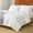 White/All-season, variant on Feathers Down Comforter Twin - 100% Organic Cotton Quilted Medium Warm All Seasons Duvet Insert or Stand-Alone Comforter (68x90, Ivory White)