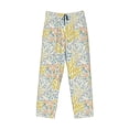 thumbnail image 2 of Fotbe Boho Men's Pajama Pants,Sleepwear Pants,Pj Bottoms Drawstring And Pockets-Small, 2 of 7