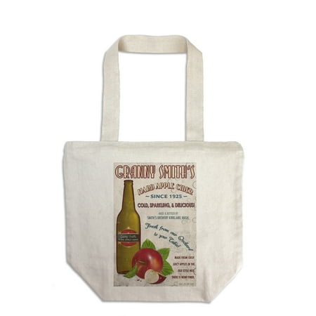 

Granny Smith s Hard Apple Cider Vintage Sign (100% Cotton Canvas Reusable Tote Bag)