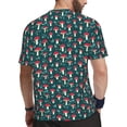 thumbnail image 2 of Wukai Amanita Mushroom Print Men's Short-Sleeved Mesh T-Shirt,Quick-Dry Short Sleeve Workout T-Shirt-4X-Large, 2 of 8