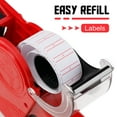 thumbnail image 4 of HLONK Price Tag Gun MX-5500 8 Digits Label Maker with Sticker Labels Tape and Ink Refill for Retail Store  Red, 4 of 9