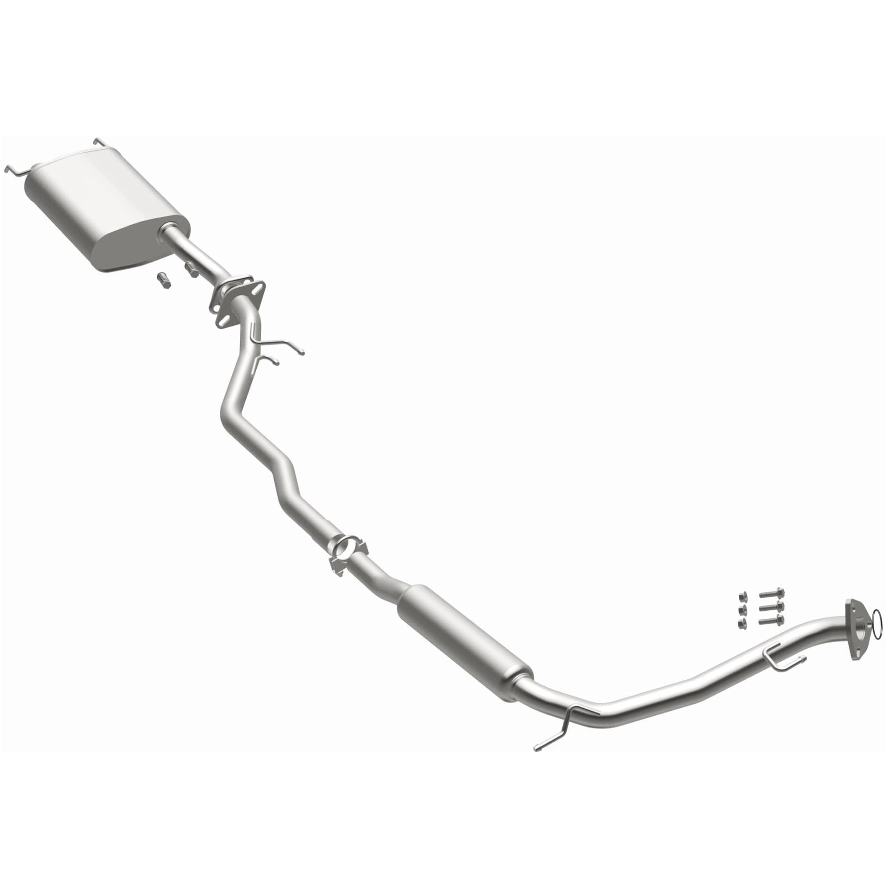 BRExhaust OE Replacement Exhaust System Kit 106-0228: Compatible with 2007-2008 Honda Fit 1.5L