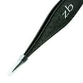 thumbnail image 2 of Zizzili Basics Surgical Grade Stainless Steel Fine Pointed Tweezers | Precision Aligned Tips for Splinter, Eyebrow & Facial Hair Removal | Black, 2 of 3