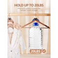 thumbnail image 3 of HOUSE DAY Space Saving Hanger Hooks 60 Pack, Black Clothes Hanger Connector Hooks, Heavy Duty Hanger Hooks Space Saver, Premium College Dorm Room Essentials, Good Closet Organizers and Storage, 3 of 8