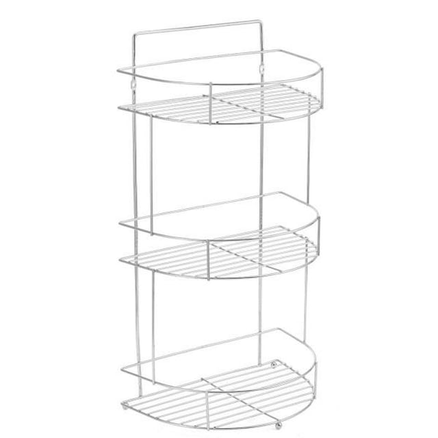 organizador para baño 3 niveles cromo