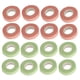 thumbnail image 4 of Cinta autoadhesiva transpirable para extensiones de pestañas, 40 unidades, para salón de belleza, color rosa y verde, 4 of 14