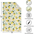 thumbnail image 3 of GZHJMY Lemon Kitchen Dish Towel Set of 1, Super Absorbent Soft Drying Cloth Tea Bar Towels, 28"x 18", 3 of 7