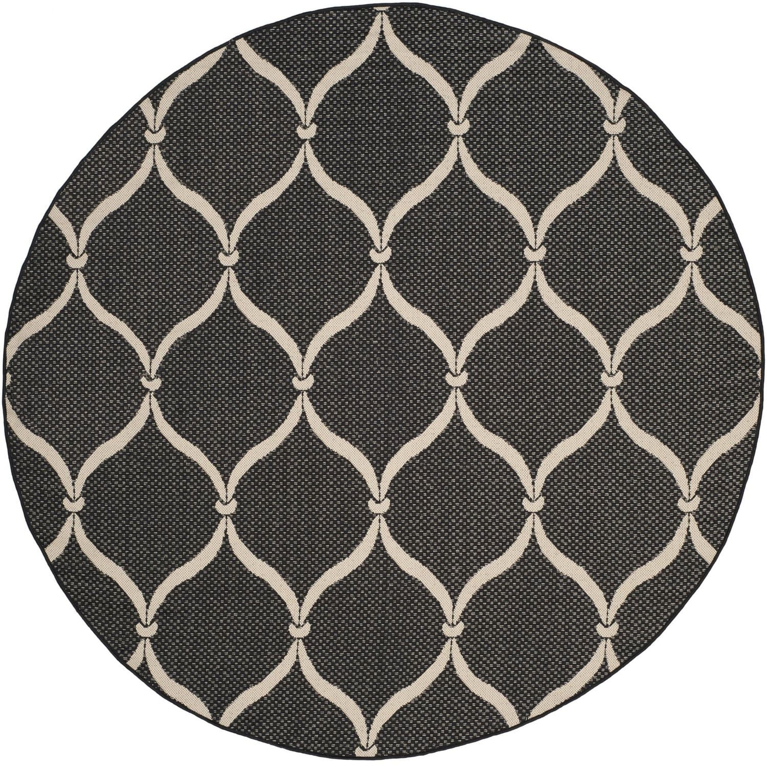 SAFAVIEH Courtyard Linnet Geometric Indoor/Outdoor Area Rug