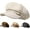 White, variant on Newsboy Hats and Caps Women's Octagonal Hat Beret Women Trendy Cute Dress Hats Fall Ladies Coraline Hat Fashion