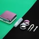 thumbnail image 3 of Caja de lentes de contacto Ecomeon con espejo rosa, 3 of 6