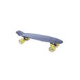 thumbnail image 1 of Patineta semiprofesional Display minicruiser tipo Penny deck negro trucks negros ruedas amarillas transparentes, 1 of 4