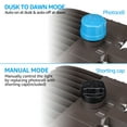 thumbnail image 3 of 150W Commercial LED Parking Lot Lights Dusk to Dawn, Commercial Flash Flood Light, Hardwired Outdoor Street Light, UL & DLC Listed, IP65 Waterproof, 5000K Daylight, 3 of 7