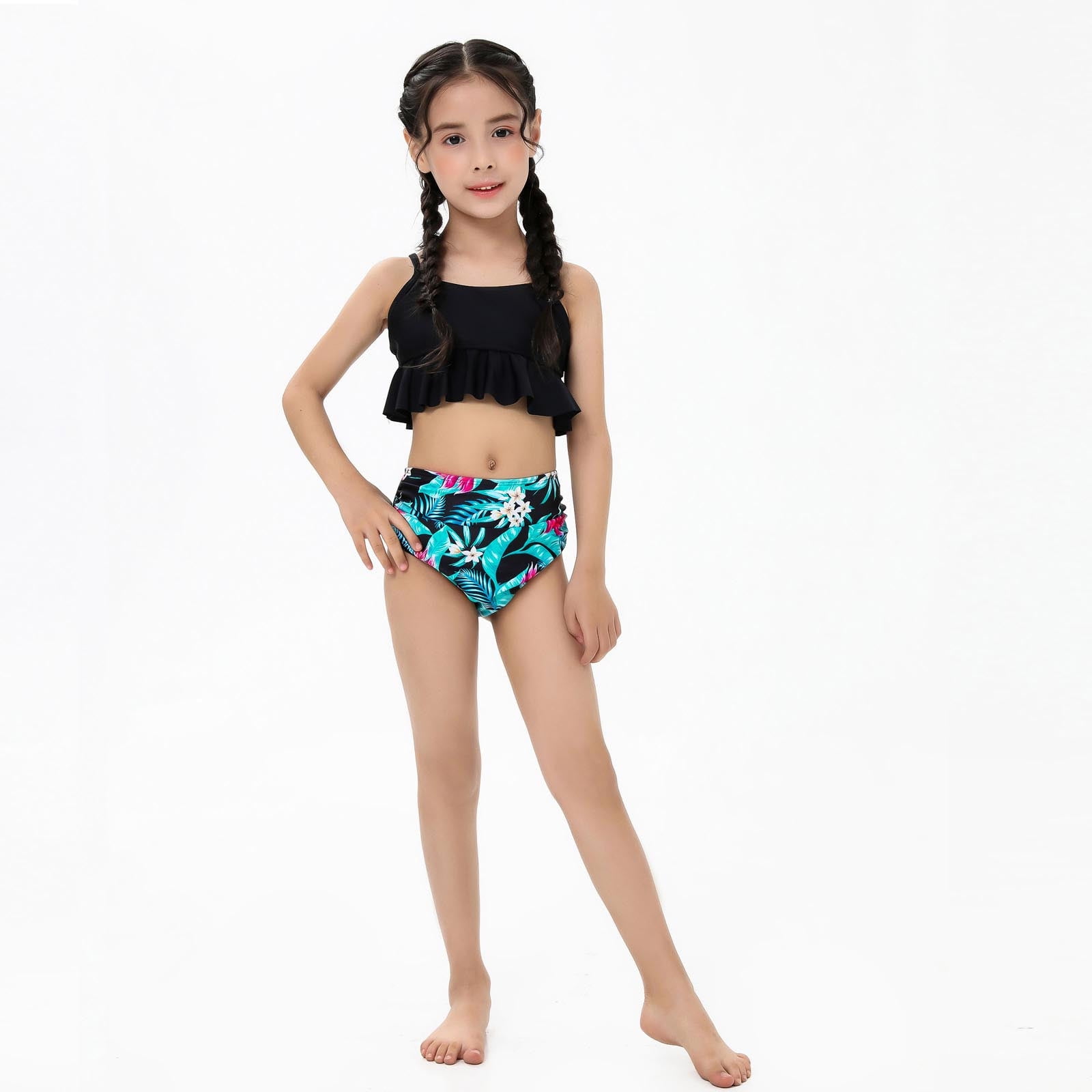 Pretty Two Pieces Washable Family Matching One Piece Toddler Girls Swimsuit  For Outdoor Kids Swimsuit Girls Swimsuit - Swimwear - AliExpress