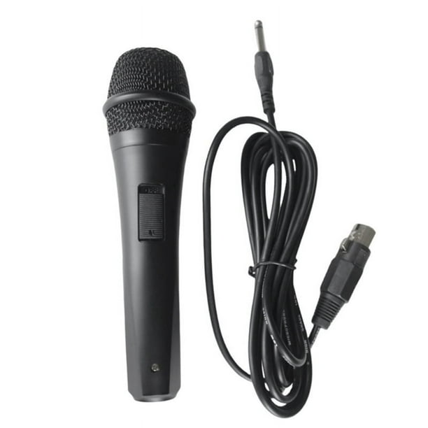 Micrófono de Karaoke con Interruptor, Micrófono Dinámico con Cable para Presentaciones de Música Vocal y Canto de Karaoke