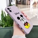 thumbnail image 1 of Funda de silicona líquida con estampado lateral para iPhone, carcasa de Mickey de Disney para modelos 14, 13, 12, 11 Pro Max, Mini, X, XR, XS MAX, SE20, 8, 7 Plus Fivean unisex, 1 of 2