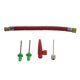 thumbnail image 5 of 5 paquetes de adaptador de bomba de conector de válvula para neumáticos de bicicleta SM SunniMix Adaptador de aguja de bomba, 5 of 8