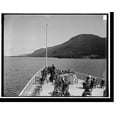 thumbnail image 2 of Historic Framed Print, Black Mountain from steamer, Lake George, 17-7/8" x 21-7/8", 2 of 9
