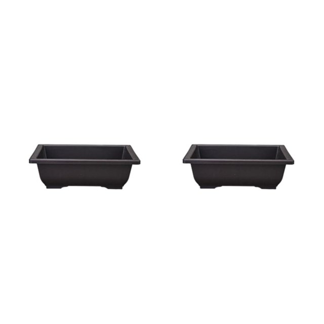 Wosthever Macetero innovador y ecológico negro: para macetas de interior y exterior Balcón Macetas Lavabo 9 16.5 * 12 * 6 cm Cuenca 9 16.5*12*6cm 2piezas