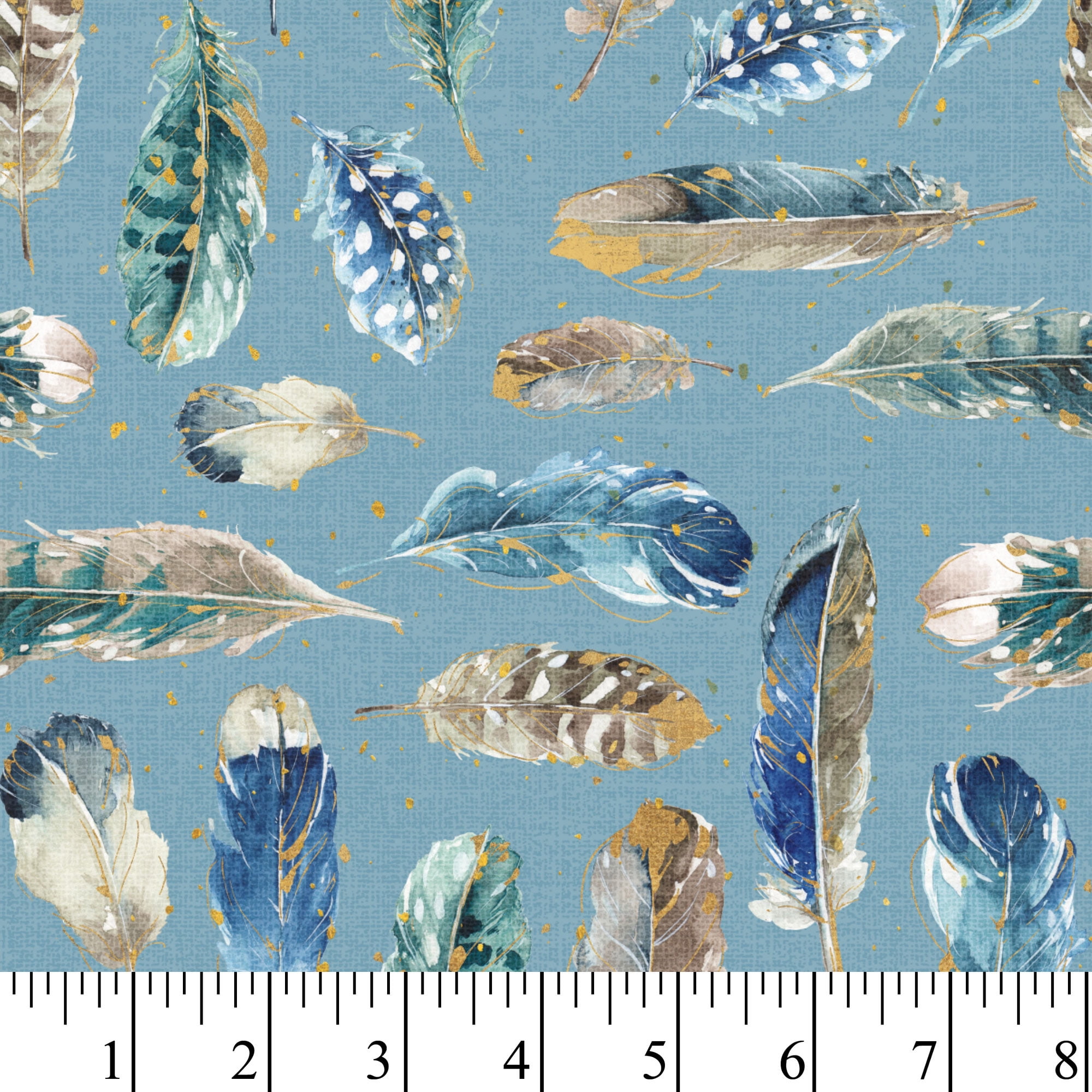 David Textiles Cotton 36" x 44" Indigold Collection 100% Cotton Fabric, 1 yard precut